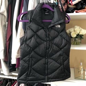 Black North Face Puffer Vest